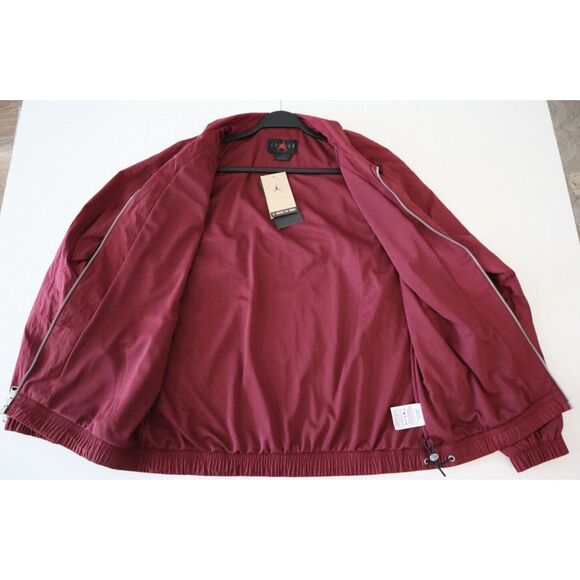 Jordan DQ7336 Men's Sz L Cherrywood Red Essentials Statement Warm-Up Jacket - Picture 9 of 11